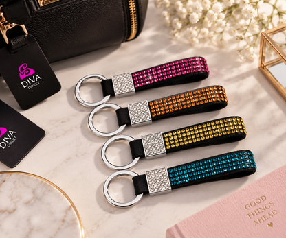 Crystal Rhinestone Key Rings