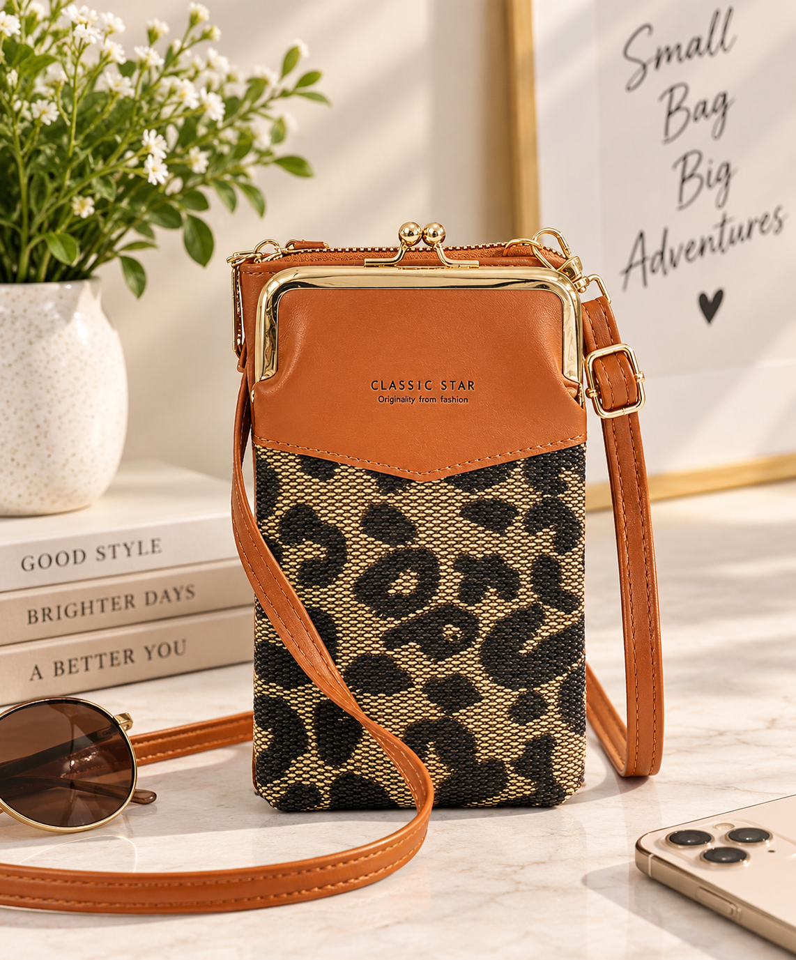 Convertible Cell Phone Crossbody Bag