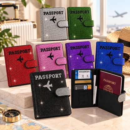 Crystal RFID Passport & Travel Wallet