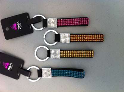 Crystal Rhinestone Key Rings